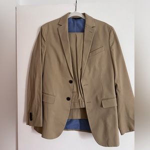 Tan Banana Republic Suit